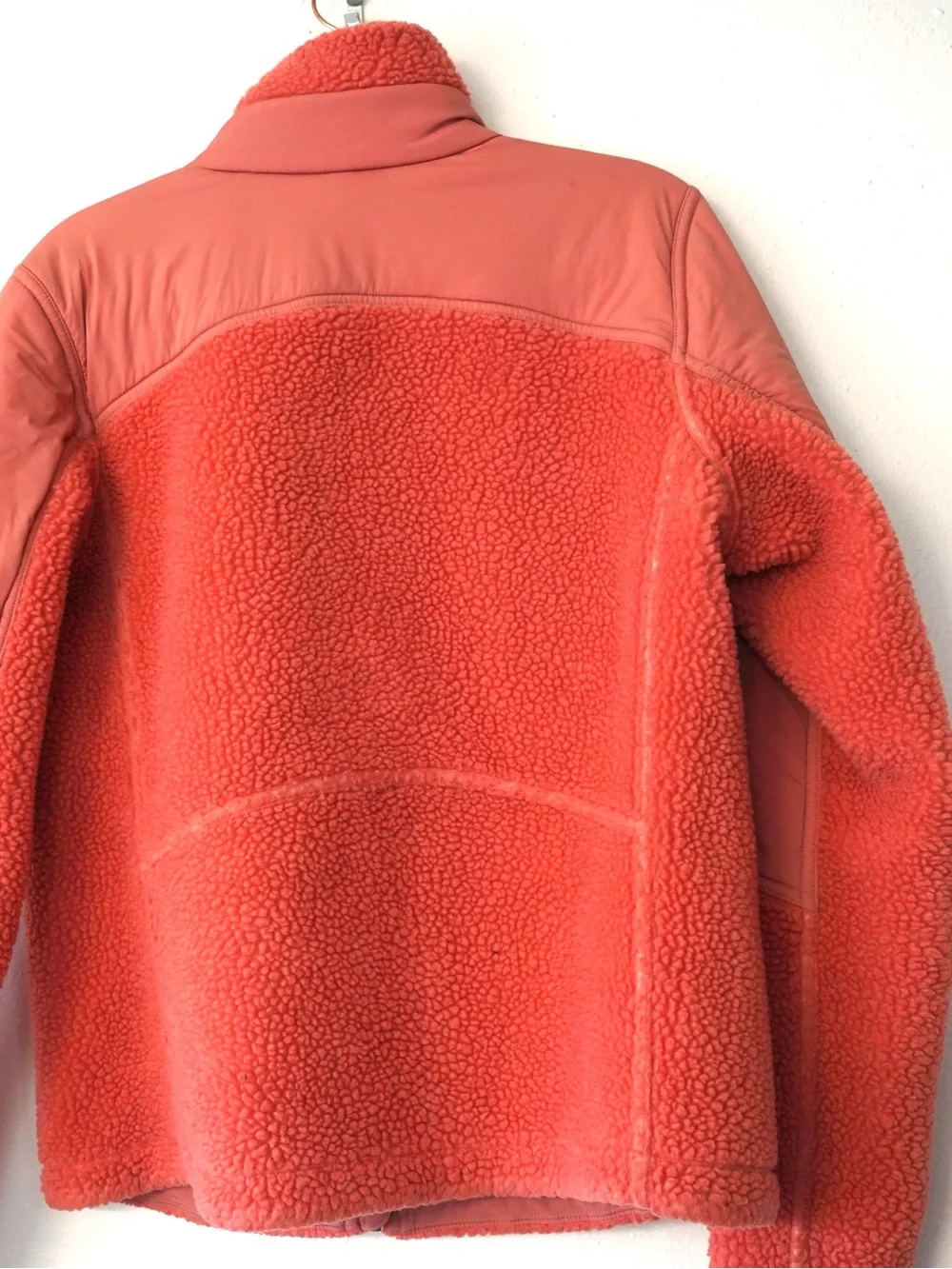 Lululemon Textured Fleece Full-Zip Jacket Pink Women Size 6